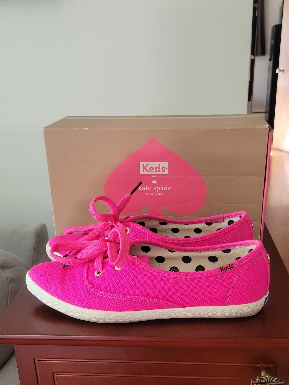 Kate Spade X Keds Shoes 7.5 Pink With Box